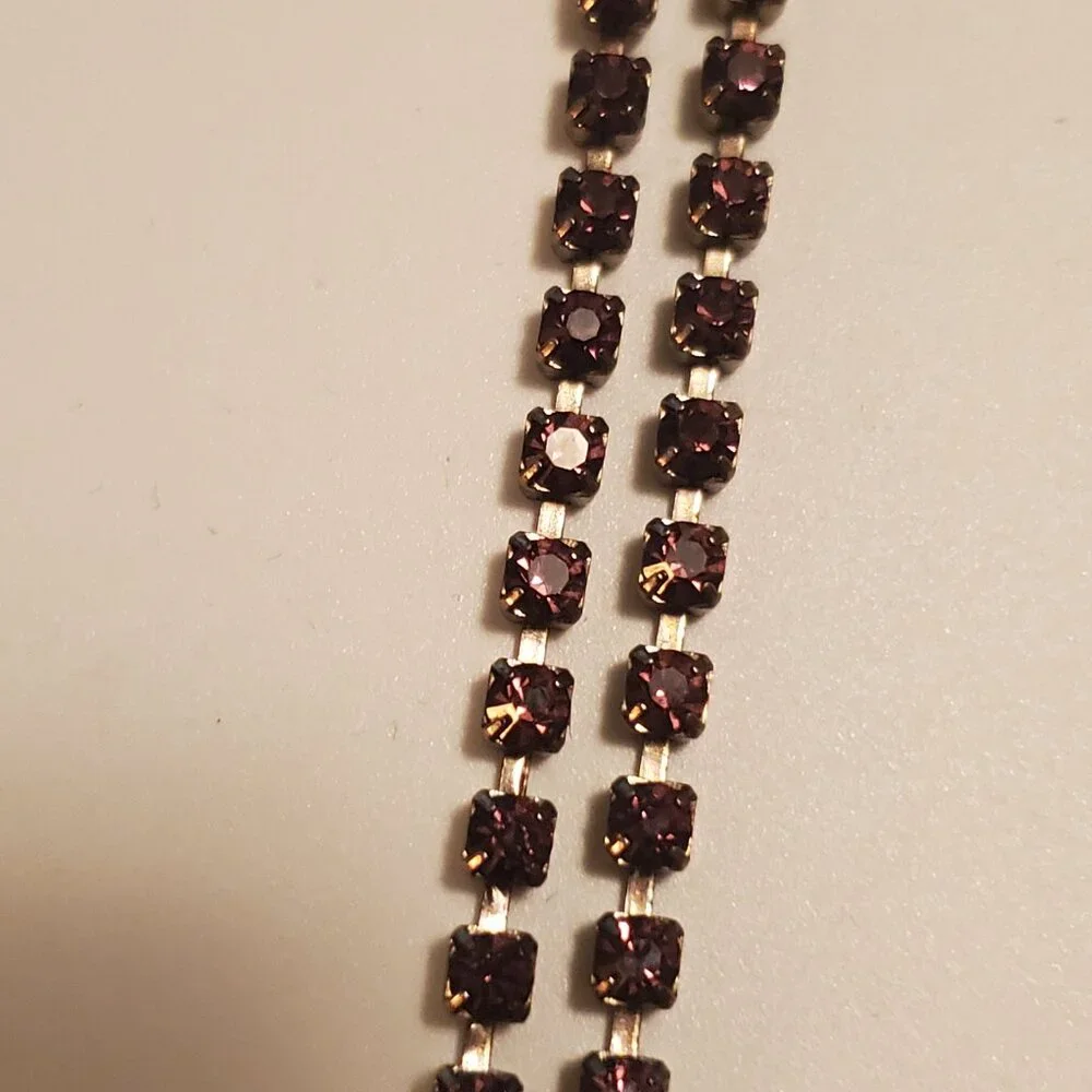 1 Big Ruby Stone Necklace, item # A 1238, wt . 42 grams. - Picture 9 of 13